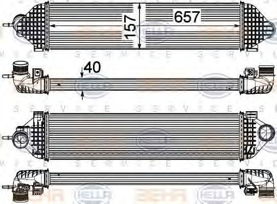 FORD 1 750 001 Інтеркулер