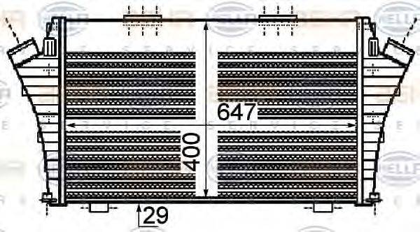 OPEL 6302048 Інтеркулер