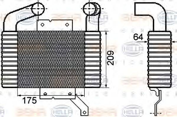 MAZDA RF2A13565 Інтеркулер