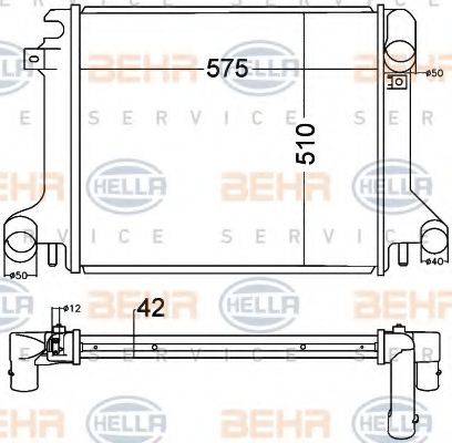GERI 10620 Радіатор, охолодження двигуна