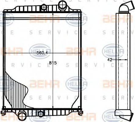 VOLVO 3 183 982 Радіатор, охолодження двигуна