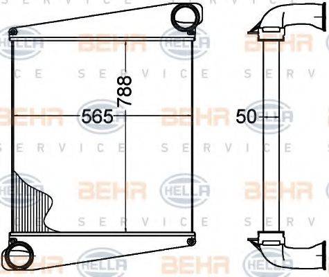VOLVO 8 113 539 Інтеркулер