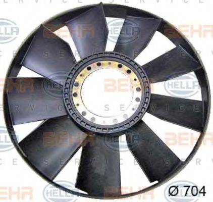 IVECO 504026023 Крильчатка вентилятора, охолодження двигуна