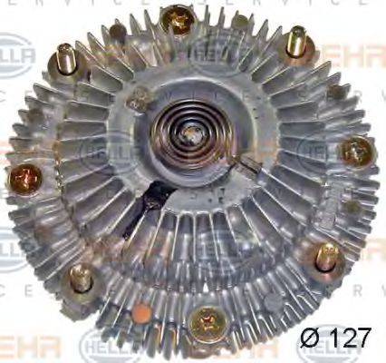 TOYOTA 16210-87101 Зчеплення, вентилятор радіатора