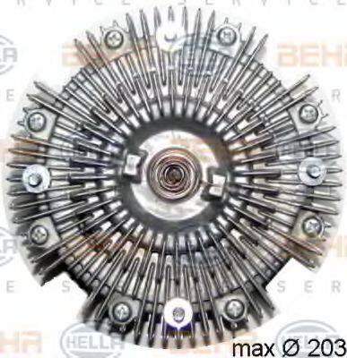 TOYOTA 1621054200 Зчеплення, вентилятор радіатора