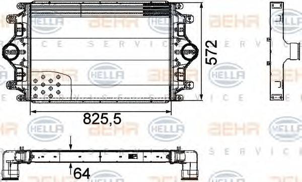 MAHLE FILTER IC 239 Інтеркулер
