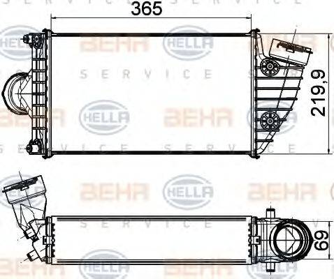 PORSCHE 996 110 989 71 Інтеркулер