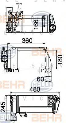 IVECO 4253 6683 Олійний радіатор, ретардер