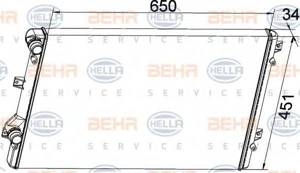 GERI 16010 Радіатор, охолодження двигуна