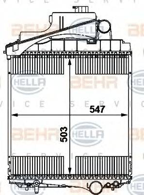 JOHN DEERE AL 15 7246 Радіатор, охолодження двигуна
