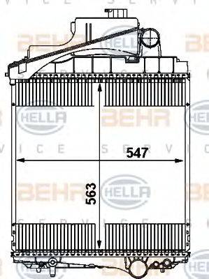 JOHN DEERE AL 15 7249 Радіатор, охолодження двигуна