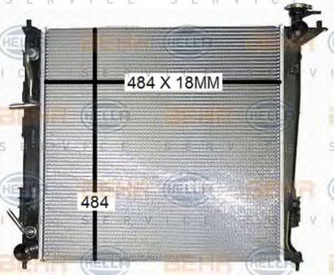 HYUNDAI 253102S050 Радіатор, охолодження двигуна