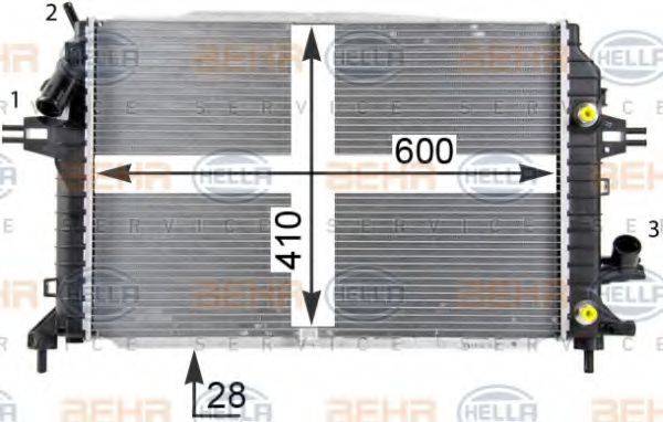 DELPHI DIESEL TSP0524026 Радіатор, охолодження двигуна