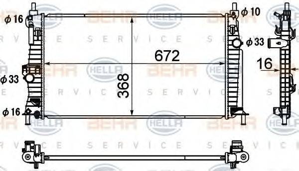 MAZDA Z681-15-20YA Радіатор, охолодження двигуна