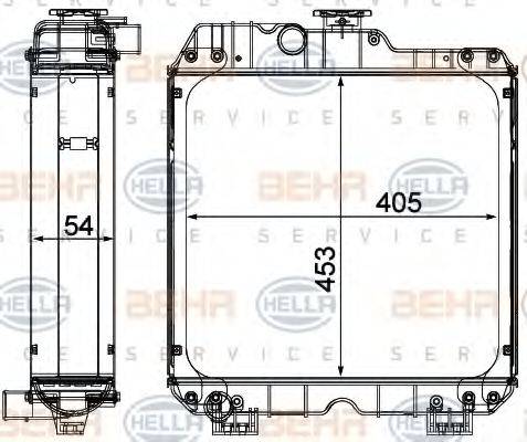 SPERRY NEW HOLLAND 5083735 Радіатор, охолодження двигуна