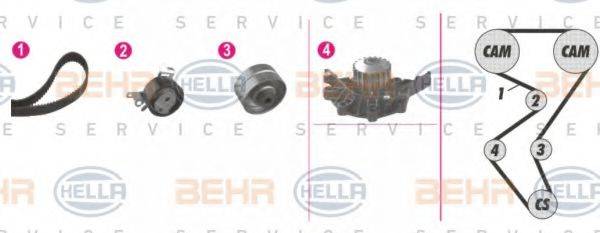 LANCIA 083042 Водяний насос + комплект зубчастого ременя