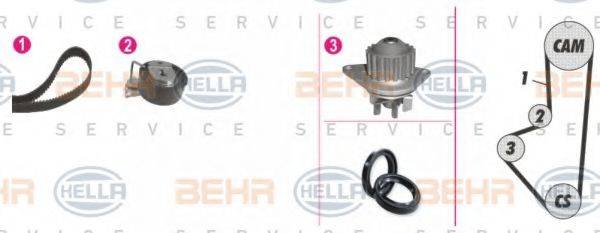 AUTEX K986846B Водяний насос + комплект зубчастого ременя