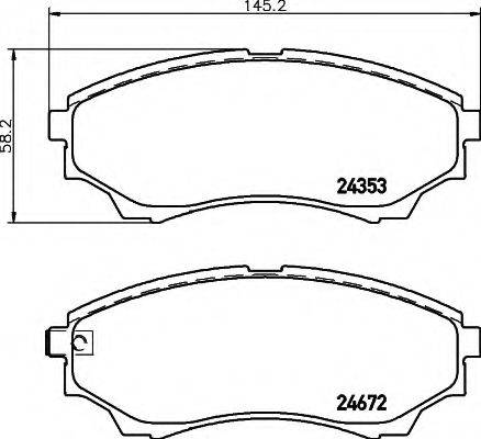 KAWE 81772 Комплект зчеплення