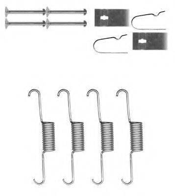 OJD (QUICK BRAKE) 105-0884 Комплектуючі, стоянкова гальмівна система