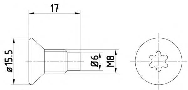 OPEL 4501421 гальмівний диск