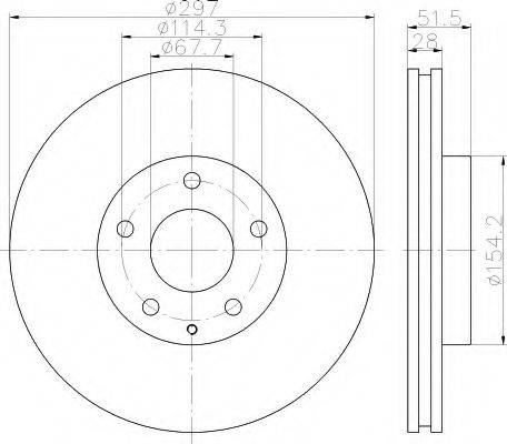 MAZDA GHP933251A гальмівний диск