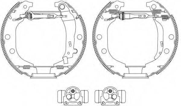 BOSCH KS122 Комплект гальмівних колодок