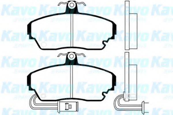 KAVO PARTS BP2009 Комплект гальмівних колодок, дискове гальмо