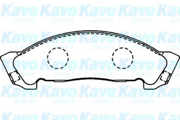 ISUZU 4106089TC9 Комплект гальмівних колодок, дискове гальмо