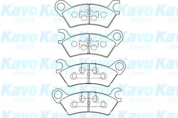 MAZDA H08049280 Комплект гальмівних колодок, дискове гальмо