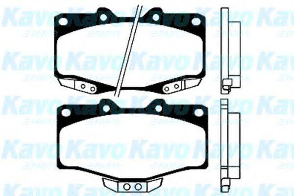 MAZDA 0446535190 Комплект гальмівних колодок, дискове гальмо