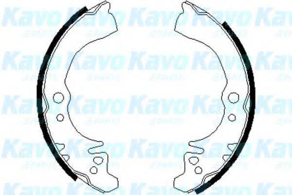 KAVO PARTS BS1907 Комплект гальмівних колодок
