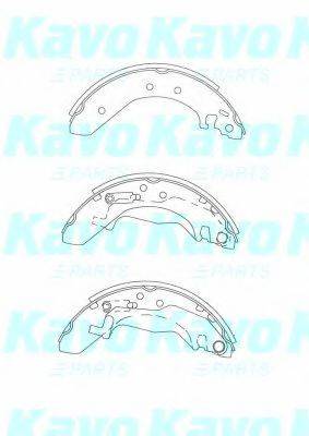 DAIHATSU 04431ST3E00 Комплект гальмівних колодок