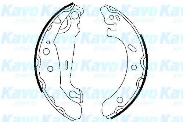 MAZDA 1005968 Комплект гальмівних колодок