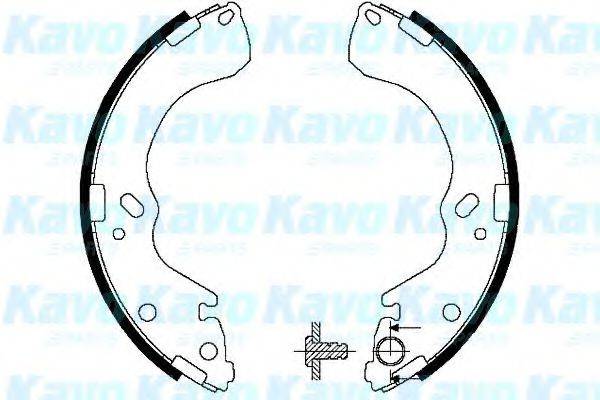 KAWE 8510 Комплект гальмівних колодок