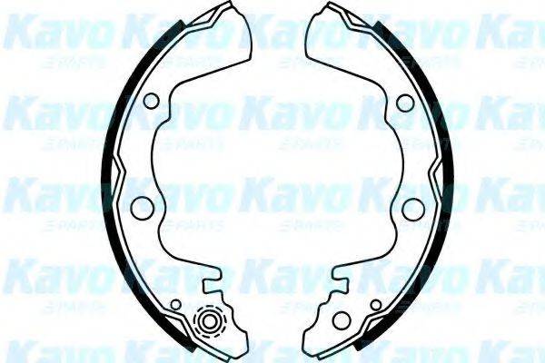 KAWE 25101 Комплект гальмівних колодок