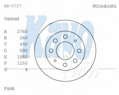 KAVO PARTS BR-5727