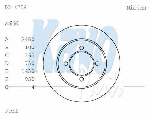 KAVO PARTS BR-6704