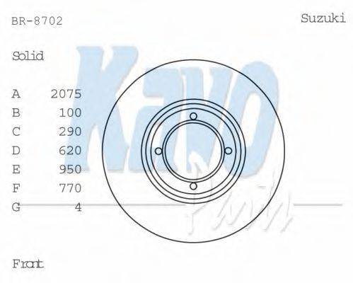KAVO PARTS BR-8702