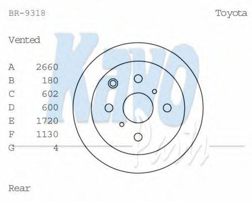 KAVO PARTS BR-9318