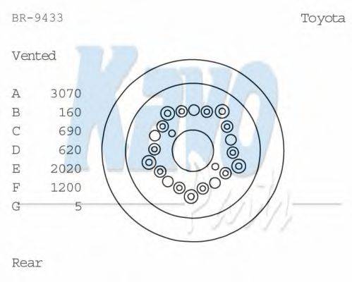 KAVO PARTS BR-9433