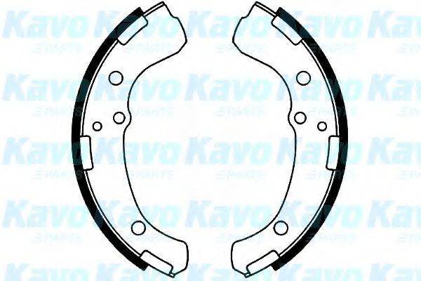 TOYOTA 0449430010 Комплект гальмівних колодок