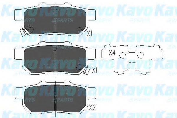 SSANGYONG 43022SO4E03 Комплект гальмівних колодок, дискове гальмо