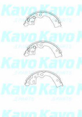 KAVO PARTS BS7433 Комплект гальмівних колодок