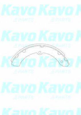 TOYOTA 0449636061 Комплект гальмівних колодок