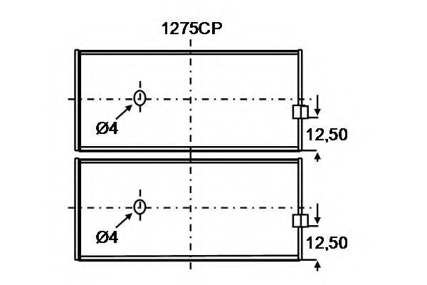GLYCO 1275CP Підшипник