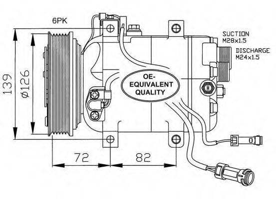 DELPHI TSP0159064 Компресор, кондиціонер
