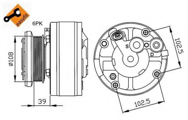 BUICK 1131921 Компресор, кондиціонер
