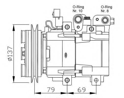 HYUNDAI 977014A070 Компресор, кондиціонер
