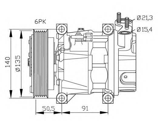 GERI 945807 Компресор, кондиціонер