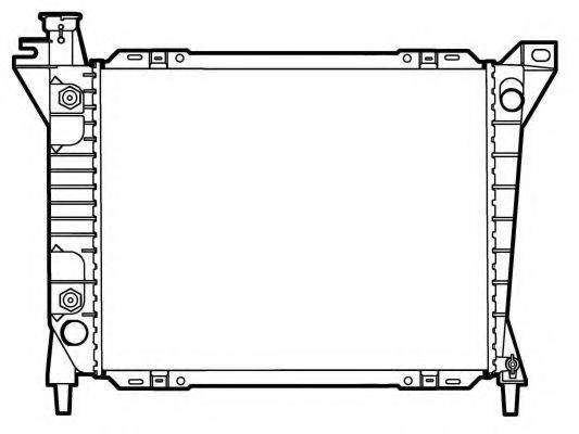 NRF 50310 Радіатор, охолодження двигуна